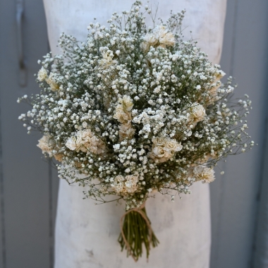 Boho Purity Wedding Bouquet – buy online or call 0800 756 5403