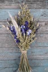 Meadow Blues Flat Backed Posy