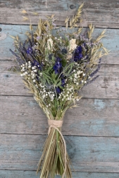 Meadow Blues Flat Backed Posy