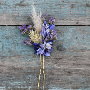 Meadow Blues Hair Pin