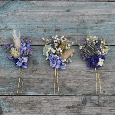 Meadow Blues Hair Pin