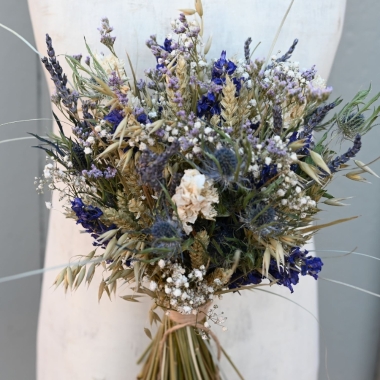 Meadow Blues Right Wedding Bouquet