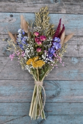 Meadow Mixed Flat Backed Posy