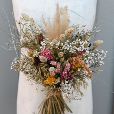 Meadow Mixed Right Wedding Bouquet