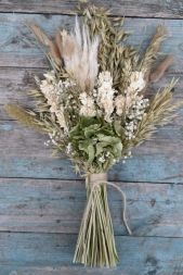 Meadow Neutral Flat Backed Posy