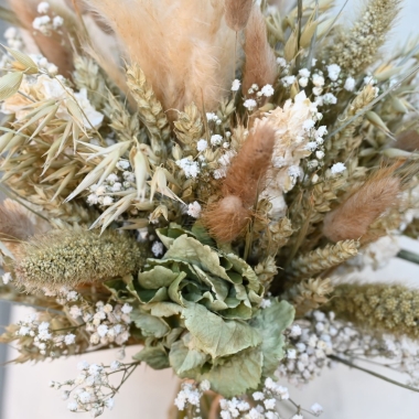 Meadow Neutrals Right Wedding Bouquet