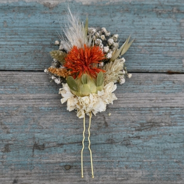 Meadow Orange Hair Pin