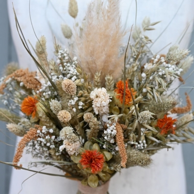 Meadow Orange Middle Wedding Bouquet