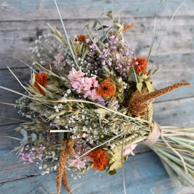 Meadow Orange Right Wedding Bouquet