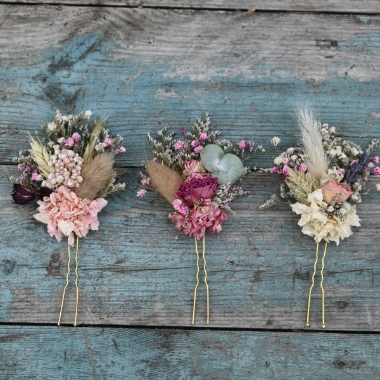 Meadow Pinks Hair Pin