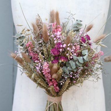 Meadow Pinks Middle Wedding Bouquet