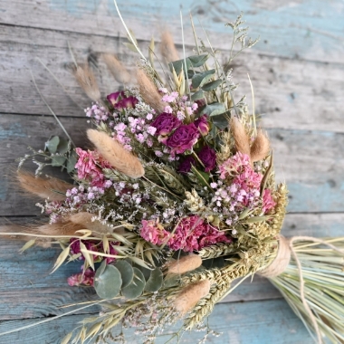 Meadow Pinks Middle Wedding Bouquet