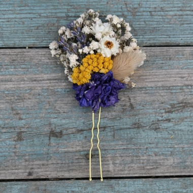 Meadow Yellows Hair Pin