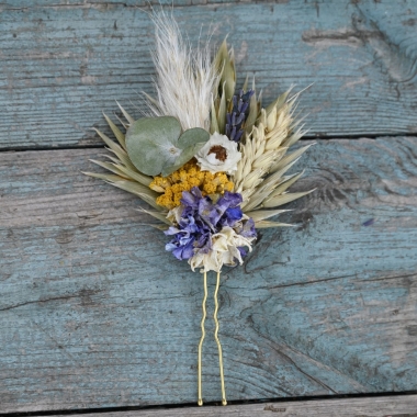 Meadow Yellows Hair Pin