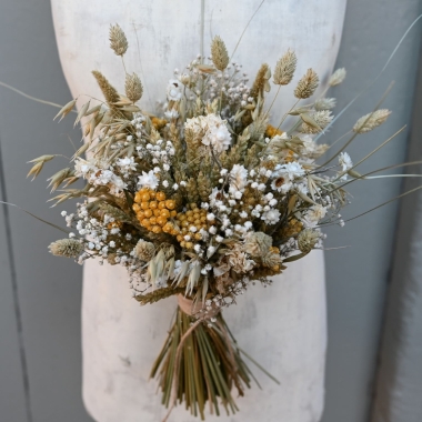 Meadow Yellows Left Wedding Bouquet