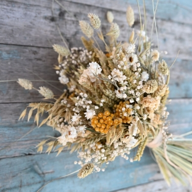 Meadow Yellows Left Wedding Bouquet