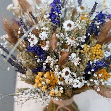 Meadow Yellows Middle Wedding Bouquet