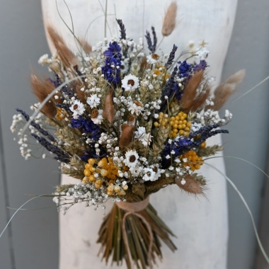 Meadow Yellows Middle Wedding Bouquet