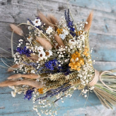 Meadow Yellows Middle Wedding Bouquet