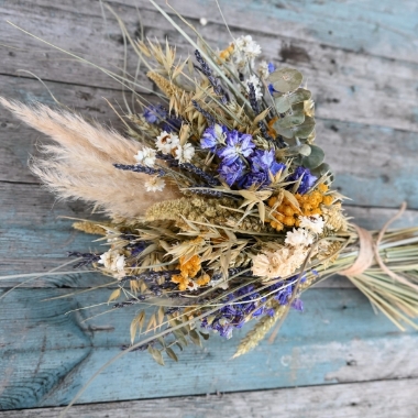 Meadow Yellows Right Wedding Bouquet